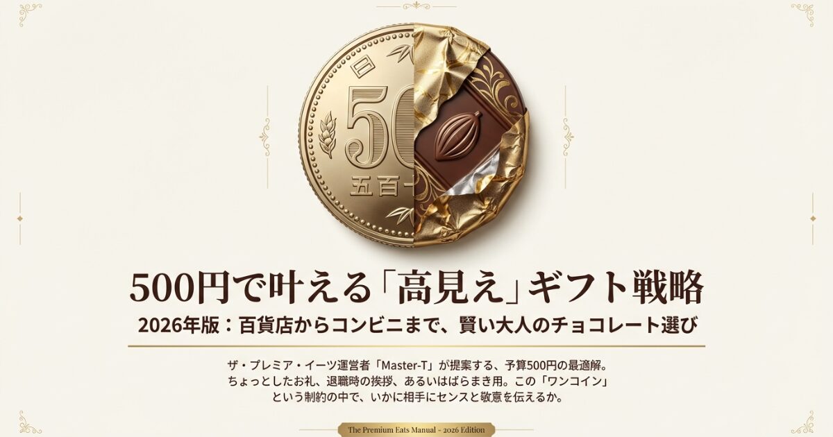高級チョコレートを500円で！百貨店やコンビニの高見えプチギフトのイメージ画像